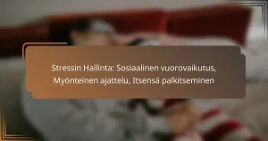 Stressin Hallinta: Sosiaalinen vuorovaikutus, Myönteinen ajattelu, Itsensä palkitseminen